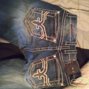 Men's rock revival jeans